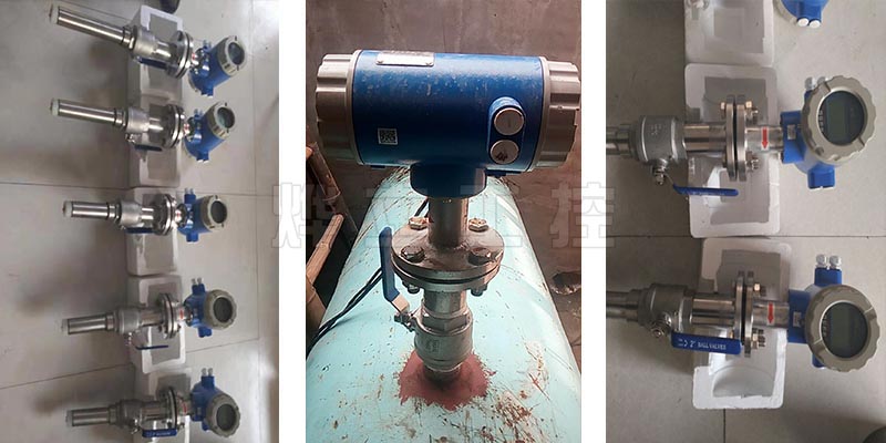 YLDBC-FF分體插入式電磁流量計(jì)實(shí)物圖現(xiàn)場(chǎng)安裝