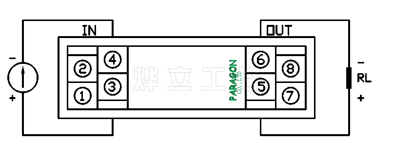 信號隔離器連接圖