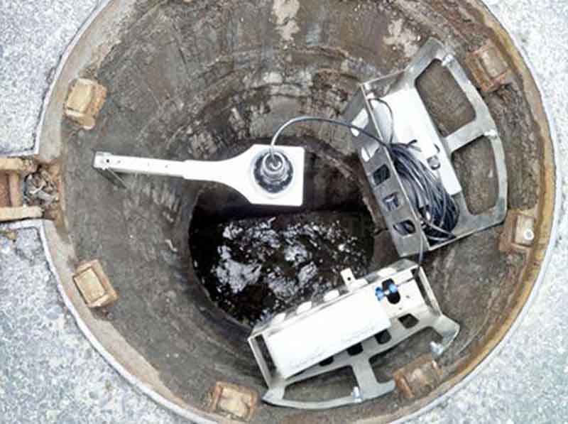 分體式超聲波液位計井中測液位