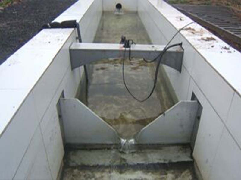 超聲波明渠流量計測水槽液位