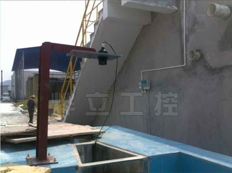 YEH6000X-T超聲波明渠流量計安裝現場圖